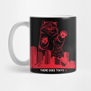 There Goes Tokyo Catzilla Mug